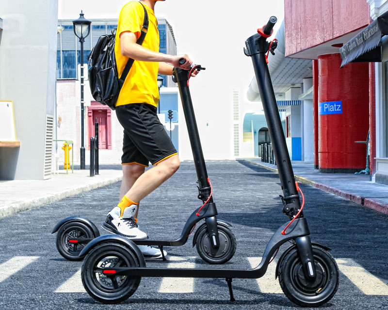 X7-350w 8.5/10 дюймов шины 2 колеса быстро складные взрослые мобильные электрические электросамокаты