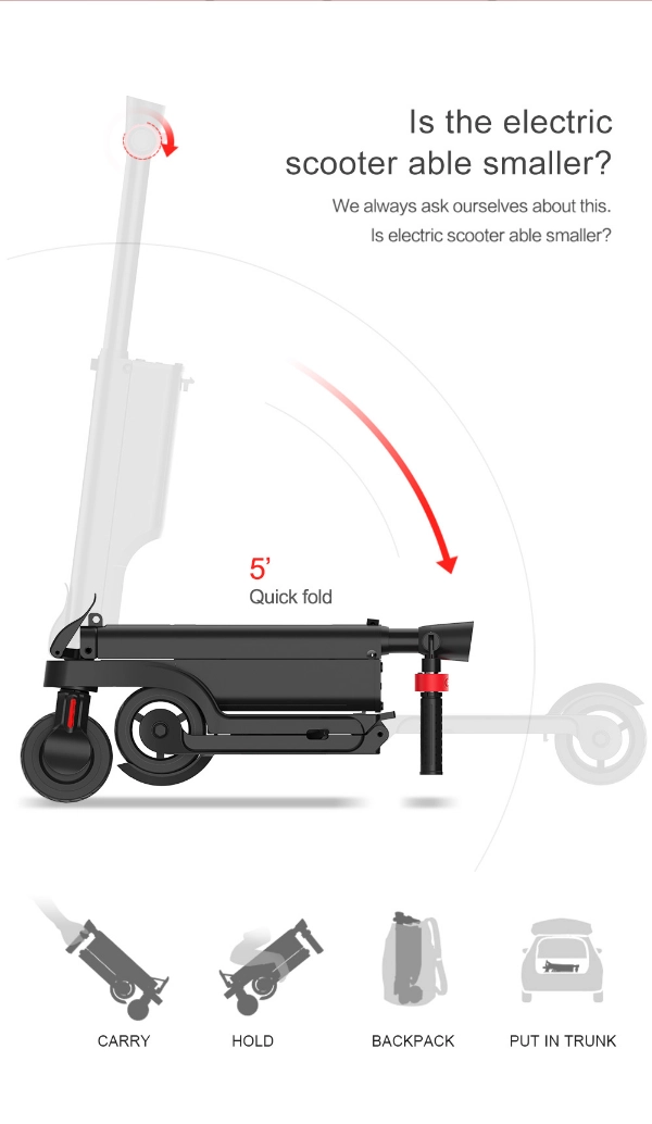 Foldable Backpack Electric Scooter